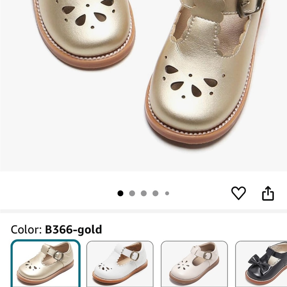 Felix and Flora Gold shoes